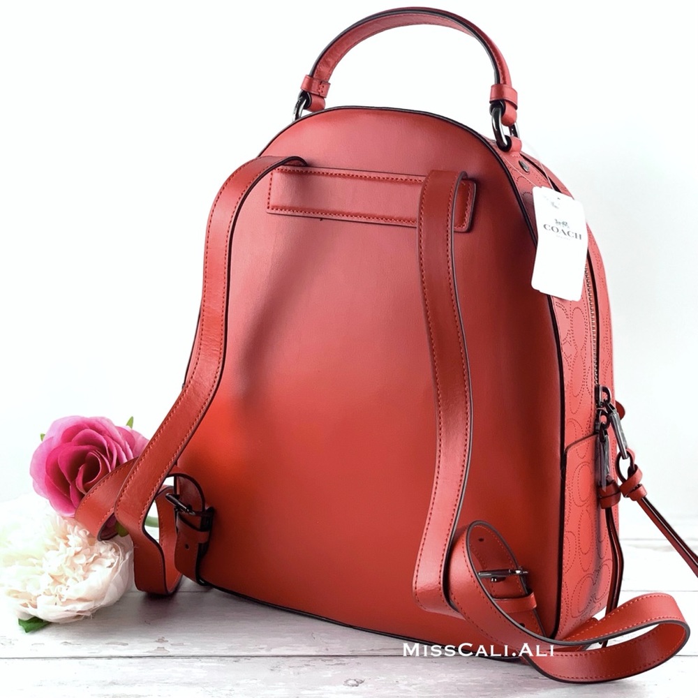 NWT COACH Jordyn Backpack Signature Leather Bag - Picture 12 of 16